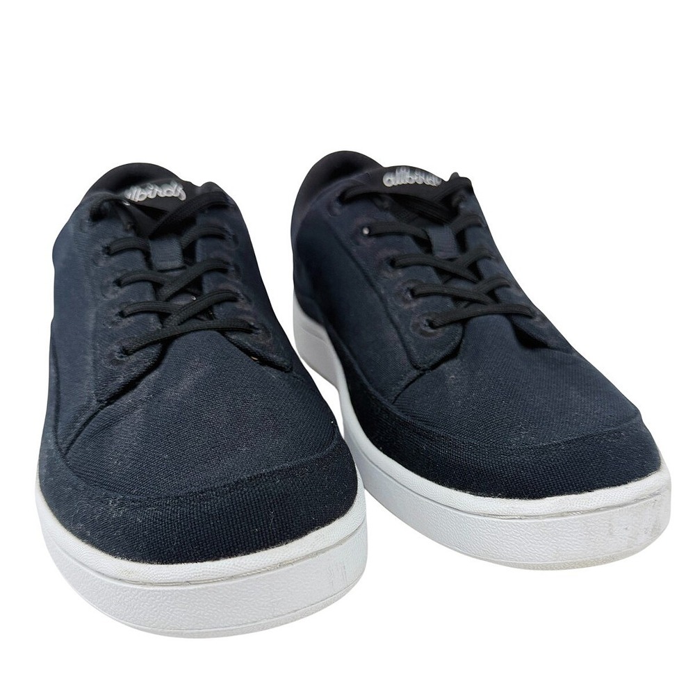 Allbirds Canvas Pacer Mens Size 11 Black Organic Cotton Sneakers Shoes - Picture 7 of 11